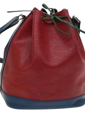 LOUIS VUITTON Epi Toriko Color Noe Bag Red Blue Green M44084 LV Auth 119123